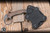 RMJ Tactical Korbin Fixed Blade Knife Hyena Brown G10 3" 3V Talon Tungsten