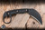 RMJ Tactical Korbin Fixed Blade Knife Black G10 3" 3V Talon Graphite Black