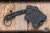 RMJ Tactical Korbin Fixed Blade Knife Black G10 3" 3V Talon Graphite Black