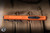 Microtech Hera II Mini OTF Automatic Knife Orange Aluminum 3" M390 Tanto Black 1704M-1OR