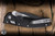 Microtech Amphibian Mini Ram-LOK Folding Knife Black Fluted Aluminum 3.25” M390 Black Tactical 137MRL-1FL