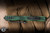 Microtech UTX-85 Gen IV OTF Auto Knife Green X-51 Aluminum 3" M390 Dagger Black 12324-1GRX51S