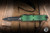 Microtech UTX-85 Gen IV OTF Auto Knife Green X-51 Aluminum 3" M390 Dagger Black 12324-1GRX51S