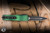 Microtech UTX-85 Gen IV OTF Auto Knife Green X-51 Aluminum 3" M390 Dagger Black 12324-1GRX51S