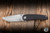 Sharknivco Waka V5 Manual Folding Knife Titanium/CamoQuartz 3.35" RWL34 Tanto Hand Rubbed