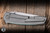 Sharknivco Waka V5 Manual Folding Knife Titanium/Light Blue CamoQuartz 3.35" RWL34 Tanto Hand Rubbed