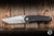 Sharknivco Waka V5 Manual Folding Knife Titanium/Black CamoQuartz 3.35" RWL34 Tanto Hand Rubbed