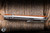 Sharknivco Waka V5 Manual Folding Knife Titanium/Orange CamoQuartz 3.35" RWL34 Tanto Hand Rubbed