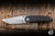 Sharknivco Waka V5 Manual Folding Knife Titanium/Black CamoQuartz 3.35" RWL34 Tanto Hand Rubbed
