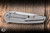Sharknivco Waka V5 Manual Folding Knife Titanium/Black CamoQuartz 3.35" RWL34 Tanto Polished Stonewash