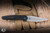 ProTech x Peace Neighbor Avalon Folding Knife Knurled Black Aluminum/Sapphire Blue Accents  4.25" A-421 Stonewash CCKSF26.AVALON.1