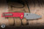 ProTech x Ramon Chaves Scapegoat Full Size Auto Knife Battleworn Red Aluminum/Gold Accents 3.8" MagnaCut Stonewash CCKSF26.SCAPEGOATF.1