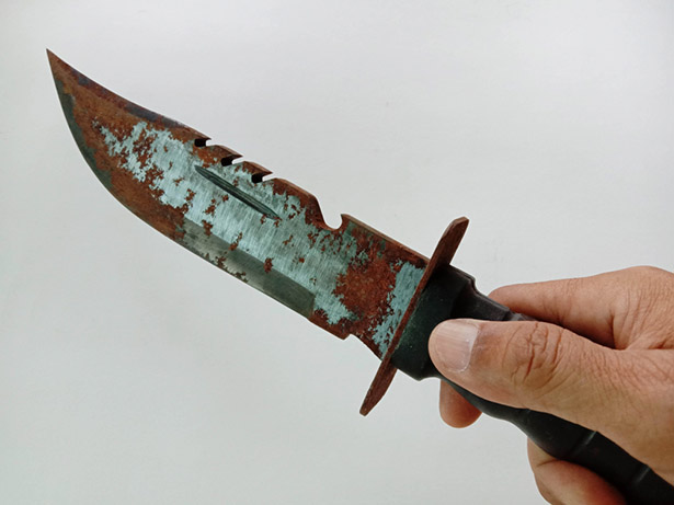 photo How To Remove Rust Spots From Stainless Steel Knives how to get rust off your knife