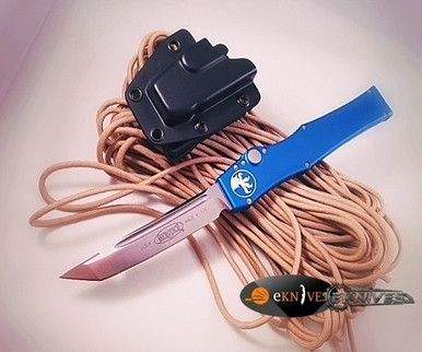 MICROTECH HALO 5 V GRAY TANTO OTF STONEWASH SERRATED 150-12GY