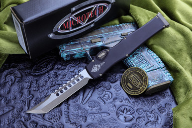 Microtech Halo 6 VI OTF Automatic Knife W/Safety Hellhound 4/6