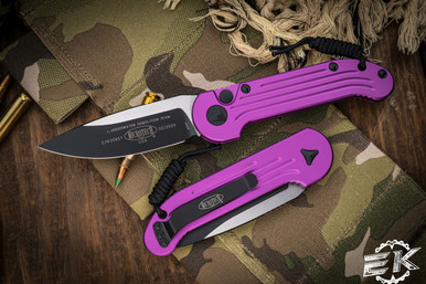 Microtech LUDT Violet Automatic Knife 3.4