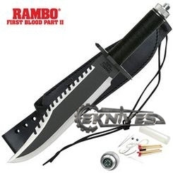RAMBO FIRST BLOOD PART 2 FIXED BLADE BOWIE KNIFE STANDARD EDITION