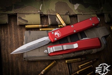 Microtech Ultratech OTF Automatic Knife Red 3.4