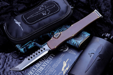 Marfione Custom HALO VI Copper Handle, Bronze Accents, Hellhound