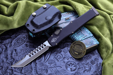 Microtech Halo 6 VI OTF Automatic Knife Hellhound 4/6