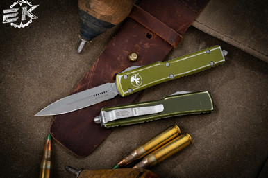 Ultratech D/E Distressed OD Green Apocalyptic - Microtech Knives