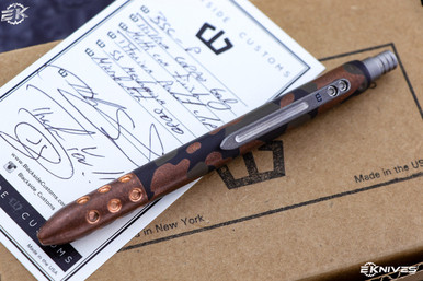 Blackside Customs Copper Pen Multicam Titanium Clip