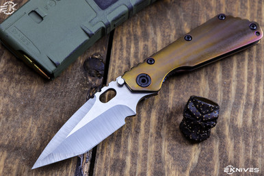 Mick Strider Custom SMF Full Titanium Anodized Satin Blade