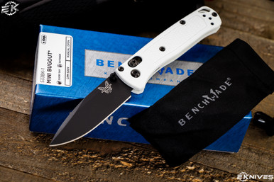 Benchmade Mini Bugout AXIS Lock Knife White 2.82