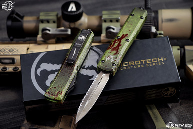 Microtech Knives: Full Serrated Blade Edge Edition - A Full Review -  EKnives LLC