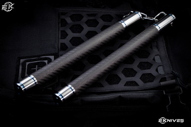 SR Metalworks (Extremaddiction) Custom Nunchucks Carbon Fiber