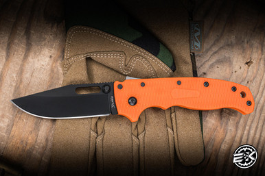 11万★新品未使用 ロンハーマン購入 AXEP BUCKLE mini オレンジ Demko Knives AD20.5 Shark Lock Folding Knife Orange Grivory 3