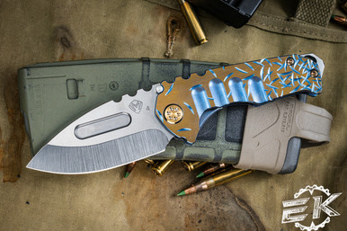 Medford Praetorian Genesis T Folding Knife Blue/Bronze 