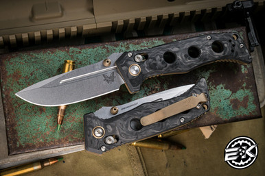 Benchmade Mini Adamas AXIS Lock Folding Knife Carbon Fiber 3.3
