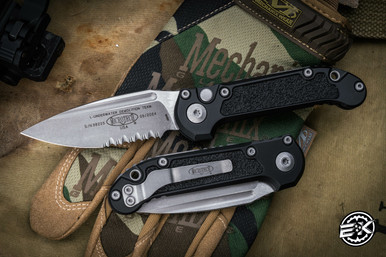 Microtech LUDT Gen III Automatic Folding Knife Black 3.4