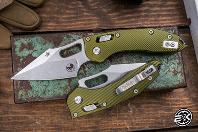 Microtech/Borka Blades Stitch Ram-LOK Manual Folding Knife OD