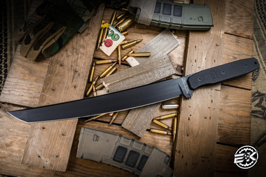 Blackside Customs Tokyo Drifter Fixed Blade Knife Black G10 PSB27