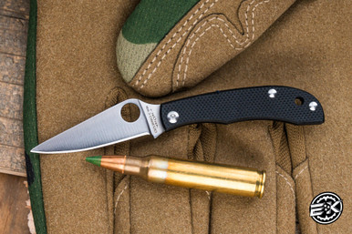 BKB Spyderco Honeybee Slip Joint Knife Black G-10 1.7