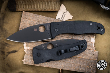 Spyderco Bodacious Compression Lock Folding Knife Black G10 3.63