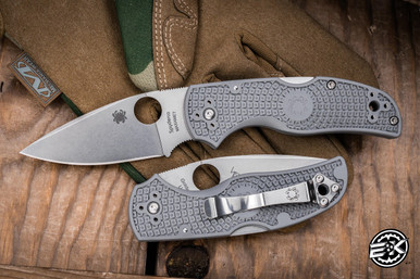 Spyderco Native 5 Folding Knife Gray FRN 2.95