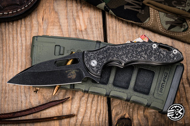 【極美品】カナダ製 ELENI'S ロシアンハット フォックス×アライグマ L Mechforce/Rick Lala Sentry Folding Knife Black Titanium 3.5