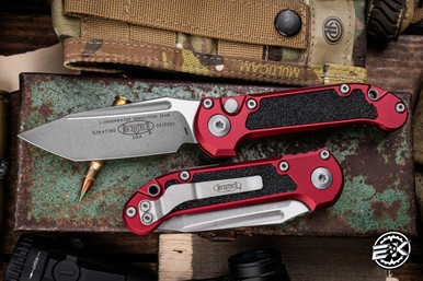 Microtech LUDT Gen III Automatic Folding Knife Merlot 3.4