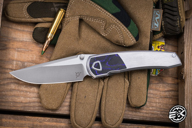 Sharknivco Edison Barajas Custom WAKA Folding Knife Titanium