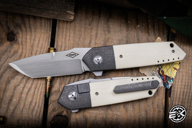 Mechforce/Peter Carey Roadster Folding Knife Ivory G10 3.25