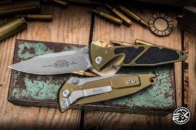 Microtech Socom Elite Manual Folding Knife OD Green 4