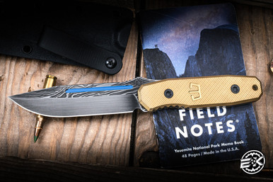 Blackside Customs Plan B Fixed Blade Brass 4