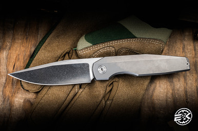 Preowned-Vero Engineering Lux 3.3 Mini Folding Knife Titanium x