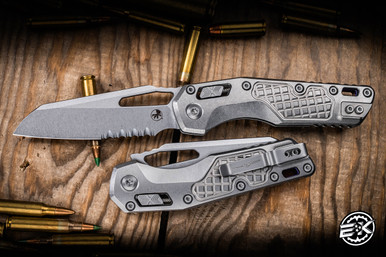 Microtech Marfione Select MSI Ram-LOK Folding Knife Frag Titanium