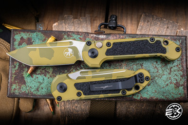 Microtech LUDT Gen III Automatic Folding Knife Bazooka Camo 3.4