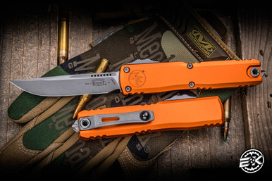 Microtech Ultratech Gen IV OTF Automatic Knife Orange Aluminum 3.5