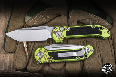 Microtech LUDT Gen III Automatic Folding Knife Zombie Aluminum 3.4